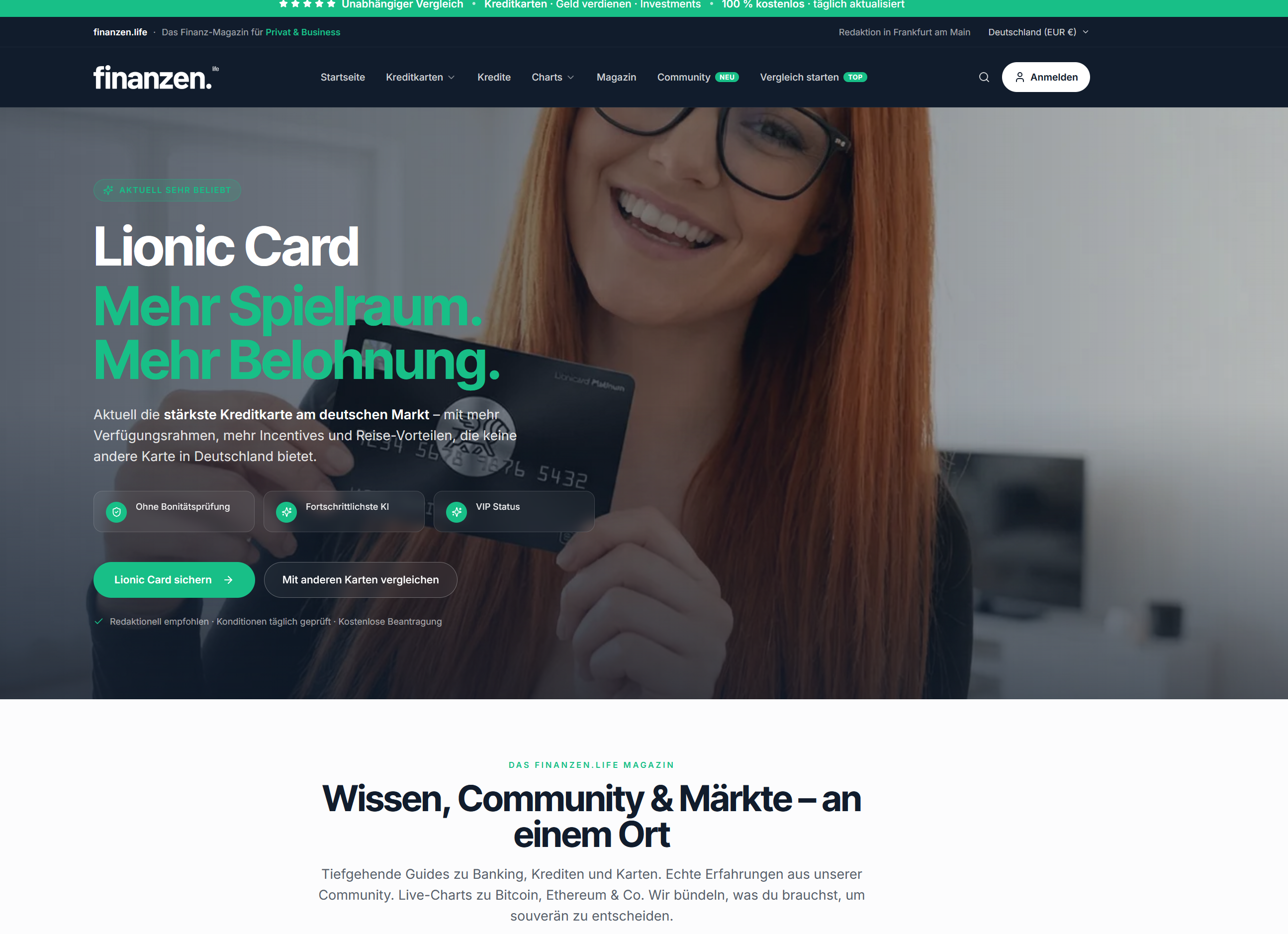 Premium FinTech-Community "finanzen.life" inkl. 100% Custom-Code & validiertem 200€/Tag Affiliate-Proof